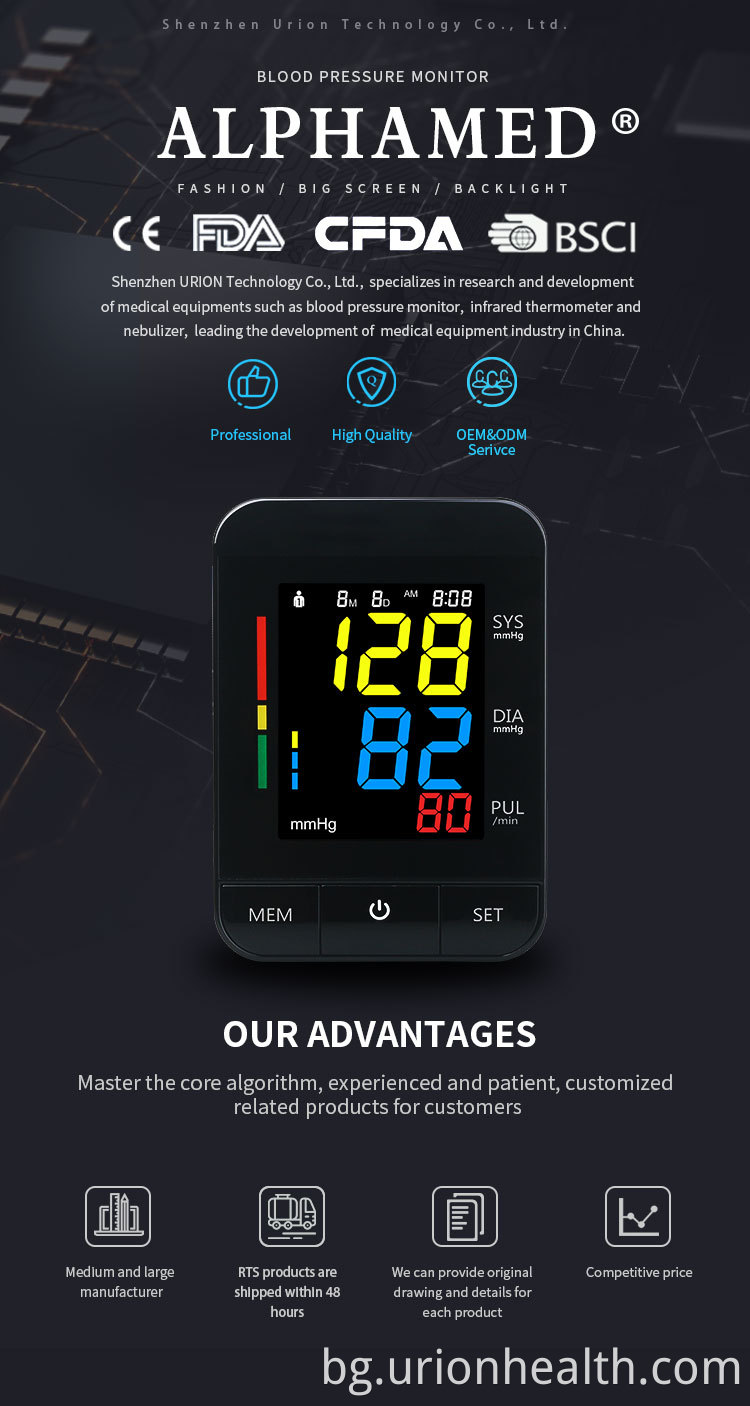 Монитор на кръвното налягане blood pressure monitor